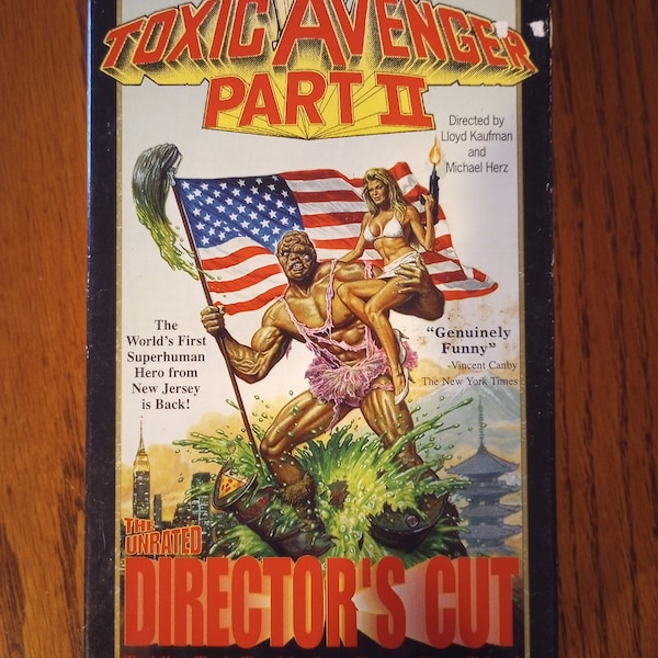The Toxic Avenger Part 2 VHS