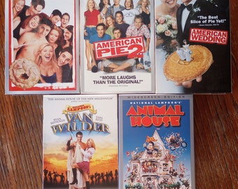 American Pie & Van Wilder VHS Lot - 5 Tapes
