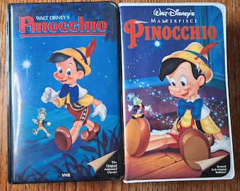 Disney's Pinocchio VHS Double Feature