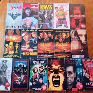 Vampire Horror VHS Lot - 16 Tapes! (Night Breed, From Dusk Till Dawn, Buffy The Vampire Slayer)