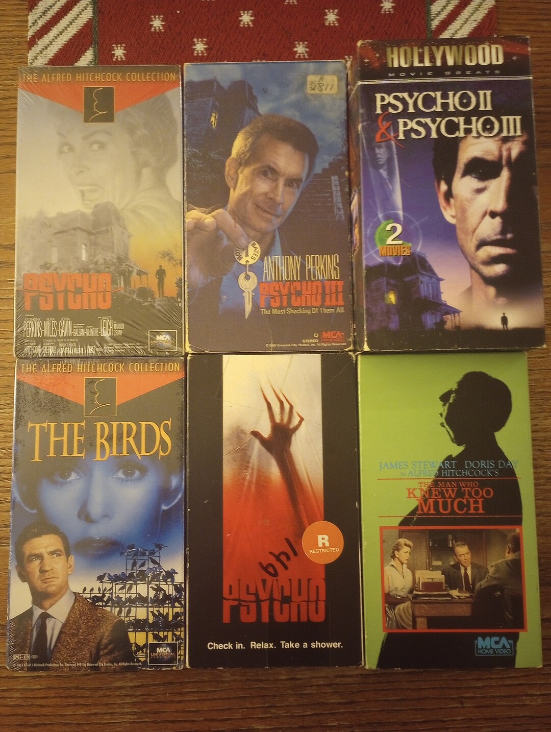 Psycho Alfred Hitchcock Vhs Lot 6 Tapes 2 Sealed Etsy