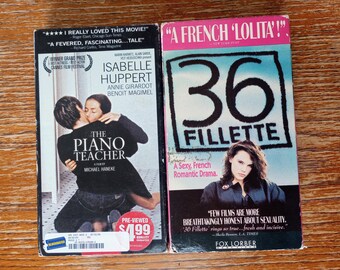 The Piano Teacher VHS W/ Bonus French VHS