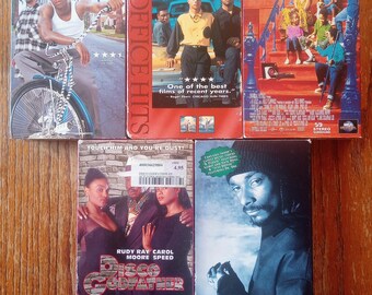 Boyz In the Hood, Snoop Dogg, Disco Godfather VHS Lot - 5 Tapes