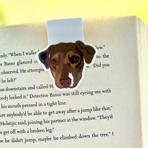 Custom Pet Bookmarks | Drawn pet bookmark | Dog |Cat |Pet Owner| Personalized | Magnetic bookmark | Memorial gift | Dog Mom | gift for reade