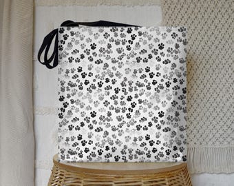 Paw Print Tote Bag: Eco-Friendly Pet Lover Accessory