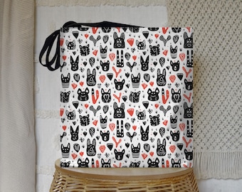 Paw Print Tote Bag: Eco-Friendly Pet Lover Accessory