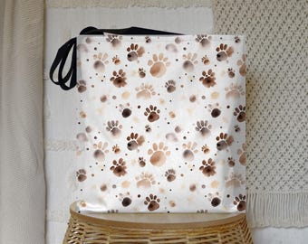 Paw Print Tote Bag: Pet Lover Eco-Friendly Accessory