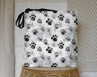 Paw Print Tote Bag: Pet Lover Eco-Friendly Accessory