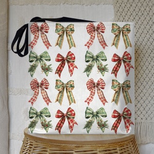 Christmas Coquette Bow, Coquette Christmas, Christmas Coquette, Popular Christmas, Tote Bag Coquette,Christmas Coquette Bows,Girly Christmas