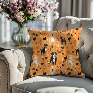 Paw Print Decorative Pillow, Cozy Pet Lover Cushion, Dog Cat Home Decor, Animal Prints Accent Pillow, Unique Gift for Animal Lovers