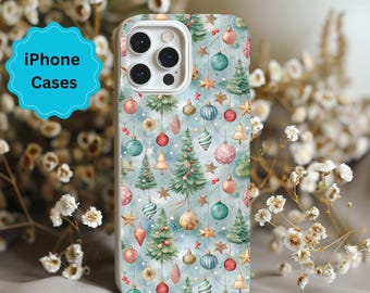 Christmas Ornament iPhone Tough Case, Winter Holiday Apple Accessory