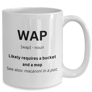 Definition mug, wap coffee mug, definition mug