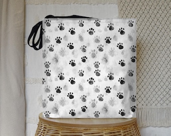 Paw Print Tote Bag: Eco-Friendly Pet Lover Accessory