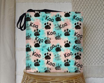 Paw Print Tote Bag: Eco-Friendly Pet Lover Accessory