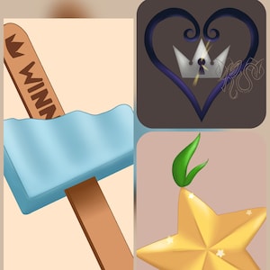 Digital Kingdom Hearts Sticker Set