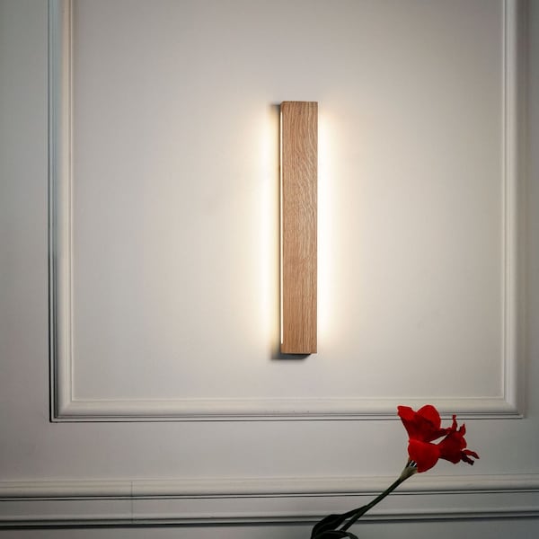 Wood Wall Sconce, Bedside Wall Lamp, Plug in Wall Sconce, Modern Wall Sconce, Hanging Wall Lamp, Scandinavian Sconce Lighting