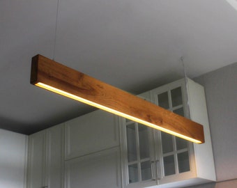 Chandelier Lighting, Wood Pendant Chandelier Dining Room, Hanging Light Fixture, Wood Light Fixture, Scandinavian Pendant Light