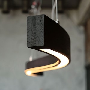 Wood Pendant Light, Modern Pendant Lamp over Kitchen Island, Farmhouse Pendant  Chandelier, Dining Room Light, Linear Suspension Lighting