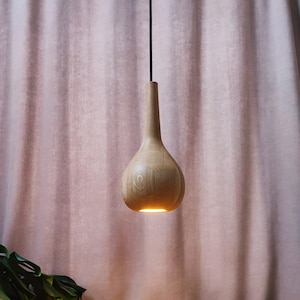 Wood Pendant Light, Handmade Lamp, Ceiling Lamp, Chandelier Lighting, Industrial Lamp, Wood Lampshade, Hanging Lamp, Mid Century Modern