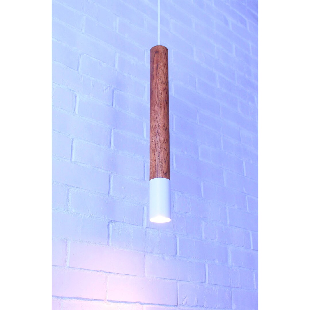 Wood Pendant Light, Wood Hanging Lampshade, Wood Light Fixture