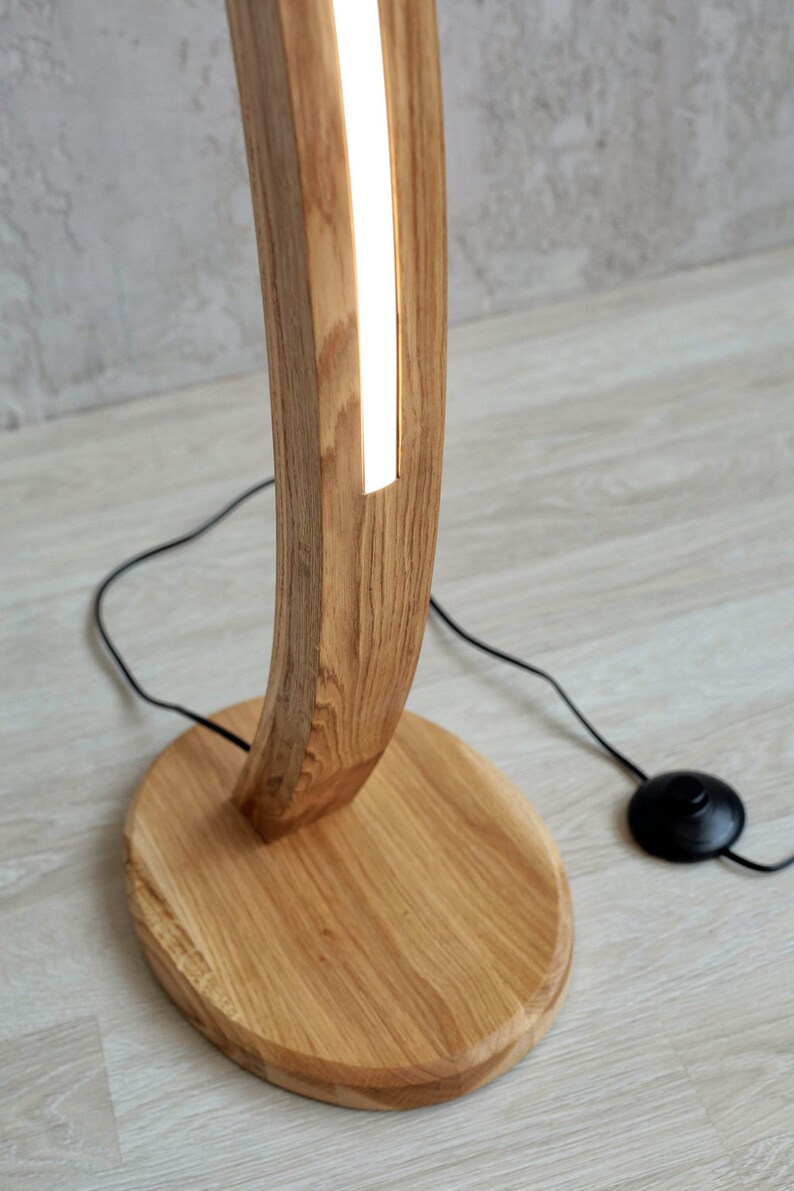 Wood Arc Floor Lampnull