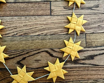 Yellow Scandinavian Star Garland