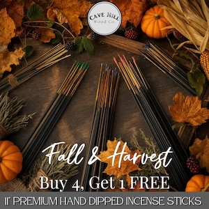 Fall & Harvest Incense | Cozy Autumn Scents for Home and Hearth