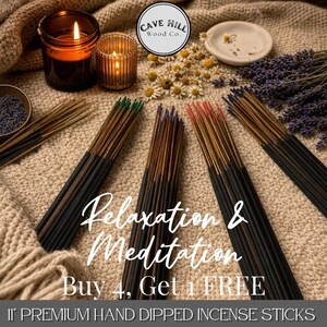 Relaxation & Meditation Incense | Calm, Peaceful, Stress‑Relief Scents for Home and Mind