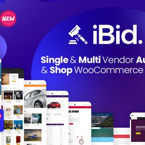 Bid - Multi Vendor Auctions WooCommerce WordPress Theme