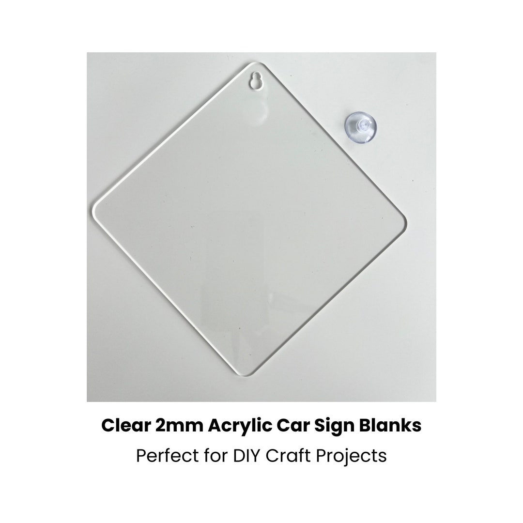 24 PCS Clear Acrylic Circle Sheet With Hanging Holes 4" Acrylic Round Disc 2mm Thick Blank Plastic Panel For Painting DIY Crafts Acrylic Circle Boards Pendant For Picture Frame