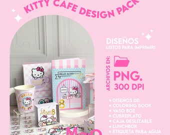 Kitty Cafe design pack