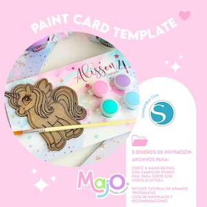 Modello di carta da pittura