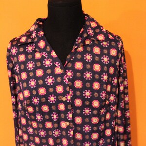 1970s shirt Vintage, deadstock,NWT,  nice design 70&#39;s butterfly collar
