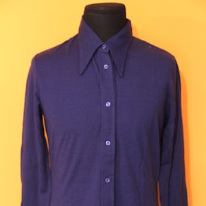 vintage 70&#39;s clothes, seventies shirt, deadstock shirt, NWT, 70&#39;s fashion, long sleeve shirt