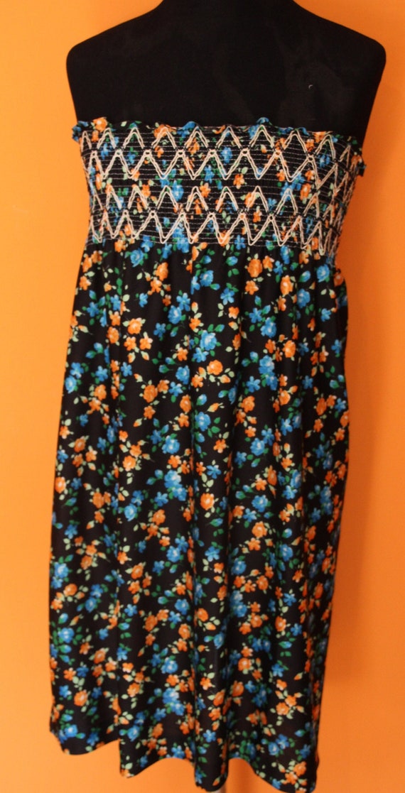 Vintage dress, flower dress, hippie, NWT deadstoc… - image 1