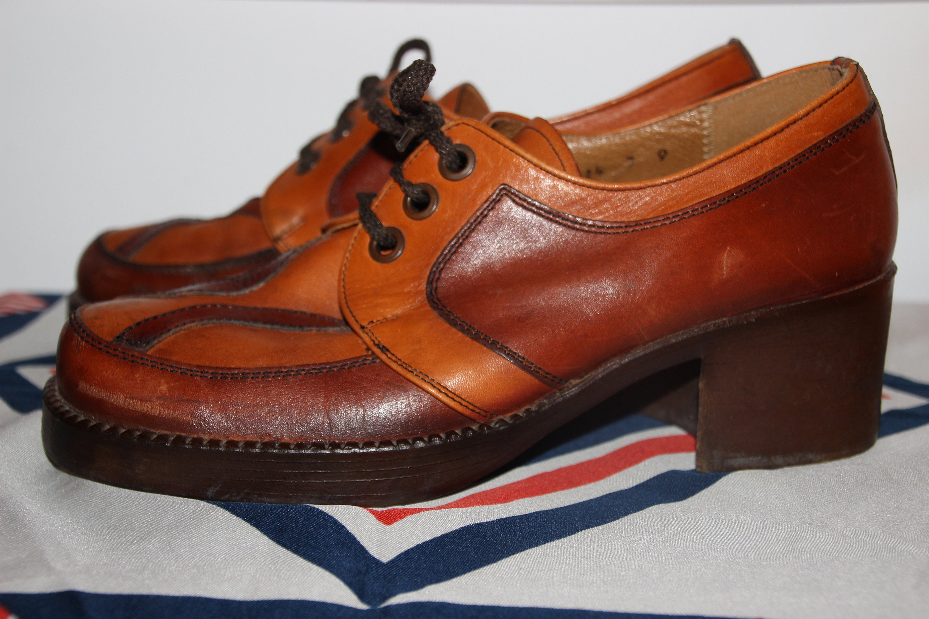 Mannen vintage schoenen - Etsy