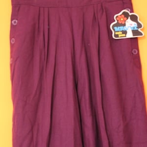 trousers vintage 70s, deadstock, nwt, disco, studio 54, glamrock, seventies, purple