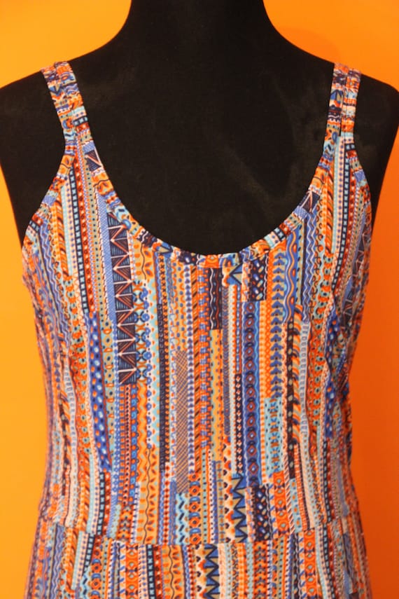 Vintage dress NWT deadstock late 70's colorful - image 2