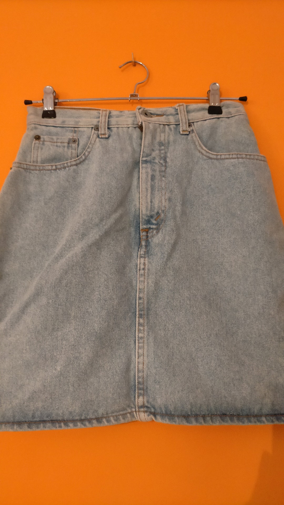 Vintage Levis Denim Skirt, Deadstock Jeans Skirt - Etsy