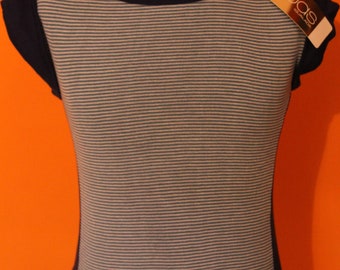 Vintage deadstock 70s NWT striped top