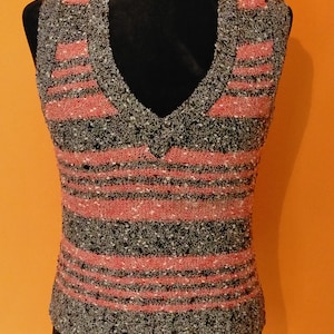 Vintage tank top, deadstock, NWT, 70&#39;s, tank top, mod