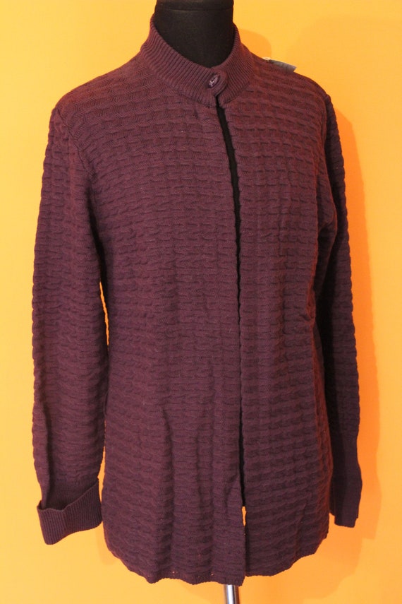 60s Vintage, cardigan, long sleeve, deadstock, mo… - image 2