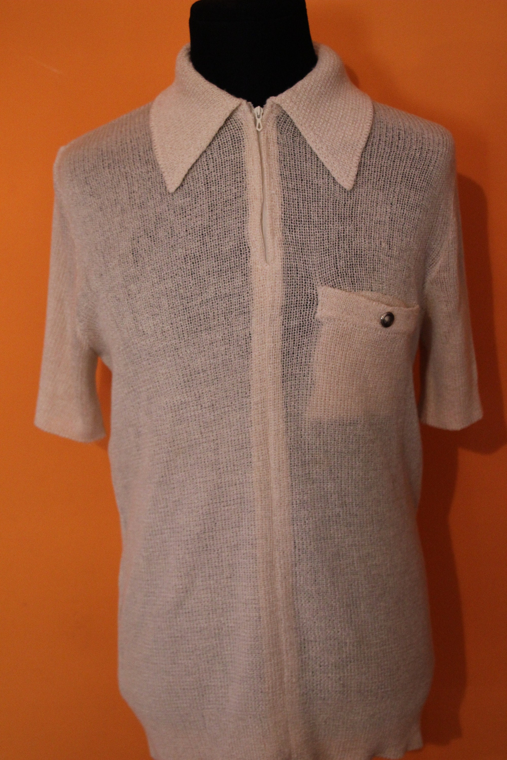 Vintage polo 60's men deadstock sixties mod NWT