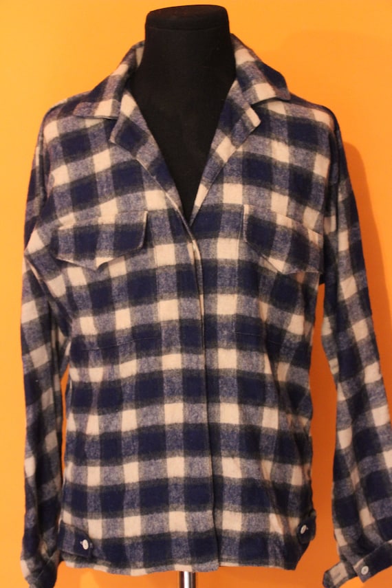 Buy Vintage 50s Shirt,check Shirt, 60s Shirt, Deadstock, NWT 
