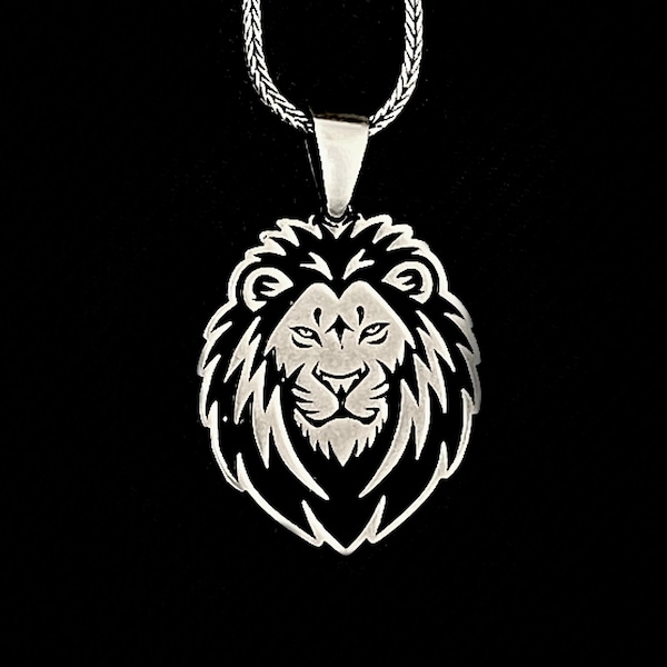 Lion Necklace Etsy