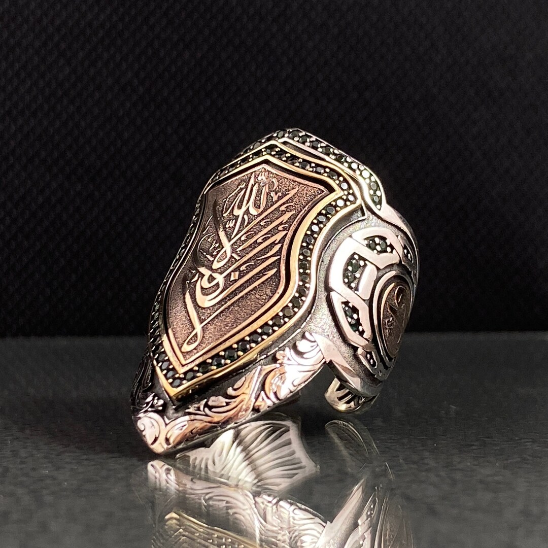 Falcon Jewelry Islamic Men Ring, Sterling Silver islamic Ring, Arabic  Allah, Free Express Shipping in Kuwait | Whizz Rings