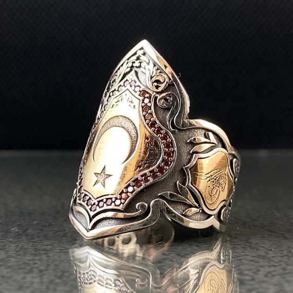 Ertugrul silver ring deals