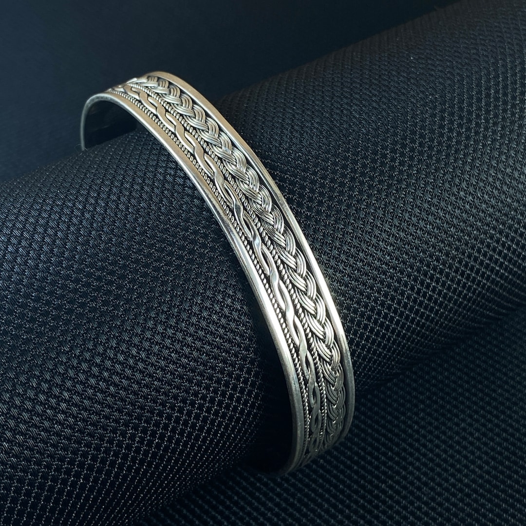 Pure silver cuff bracelet Clearance