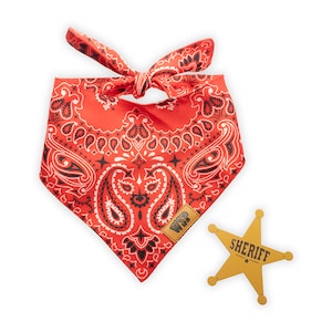 Kiddie Sheriff Badge & Scarf Dress-Up Set