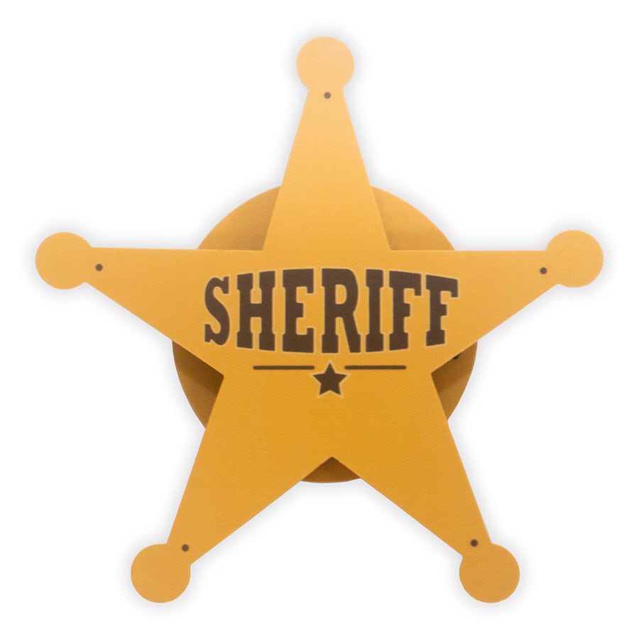 Kids Sheriff Badge – Western Costume Dress up Accessory – Magnetic
